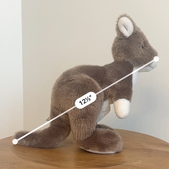 American Girl Doll Kiras Kangaroo No Joey Baby Stuffed Plush With Pouch Plushie - Picture 14 of 15